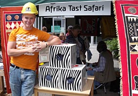 Andi an der Afrika Tast Safari