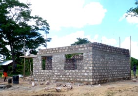 Erster Klassenraum Jilore Faith Kindergarten