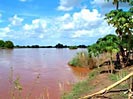 Tana Fluss bei Hochwasse