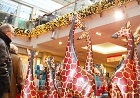 Weihnachtsgiraffen