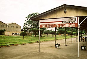 Ankunft Mombasa