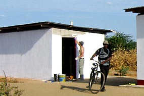 Marius am Toilettenhaus