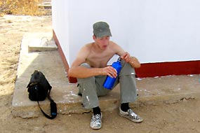 Marius hat immer Durst